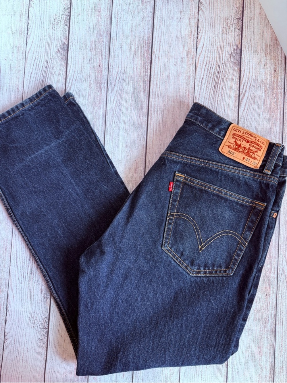 505 LEVI’S Relaxed Fit Jeans 34 X 30